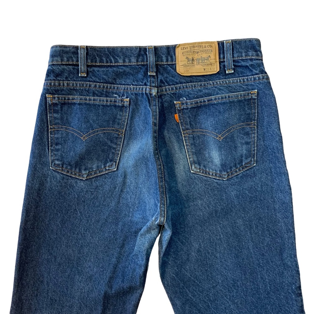 Vintage Levi’s 509 Orange Tab Jeans 100% Cotton Rigid Denim from 1980s